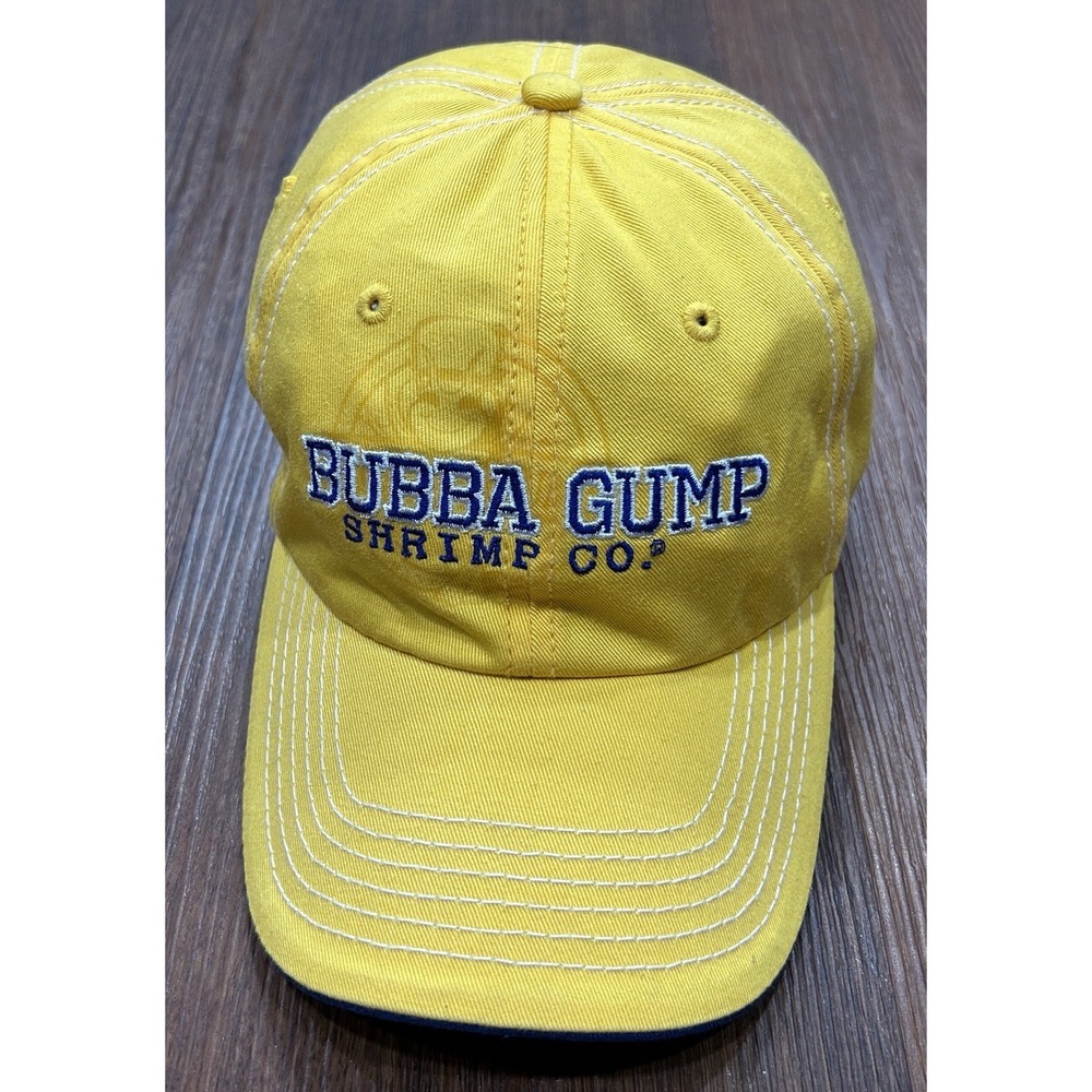Bubba Gump Shrimp Co Yellow Baseball Strap Cap Hat‎ Original Gatlinburg